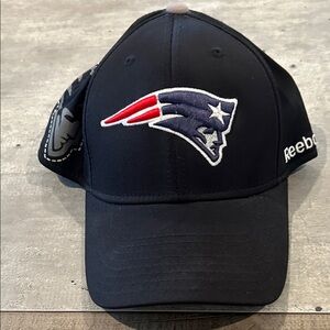 Reebok Black Patriots Logo Cap